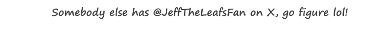 Jeff The Leafs Fan