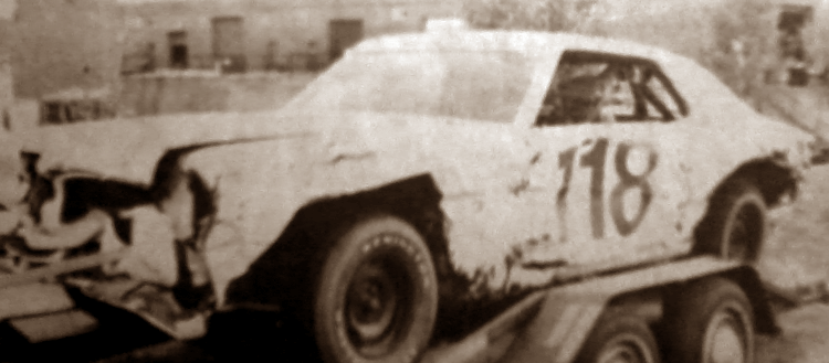 Thunder Car (Enduro) Sunset Speedway, 1987, Innisfil, Ontario